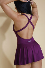 Purple One Piece Skirt